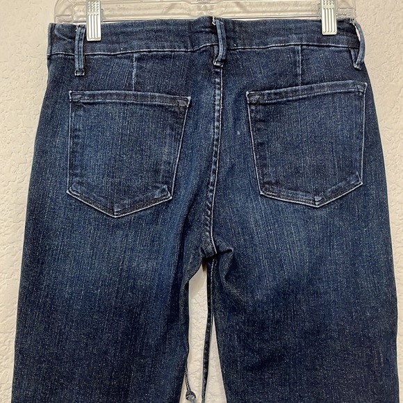 Frame Le Crop Mini Boot Lace Up Jean - Picture 9 of 15